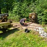 Richard grinding the traverser rails